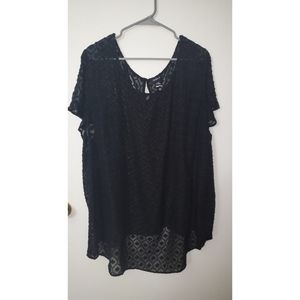 Torrid Chiffon pattern blouse